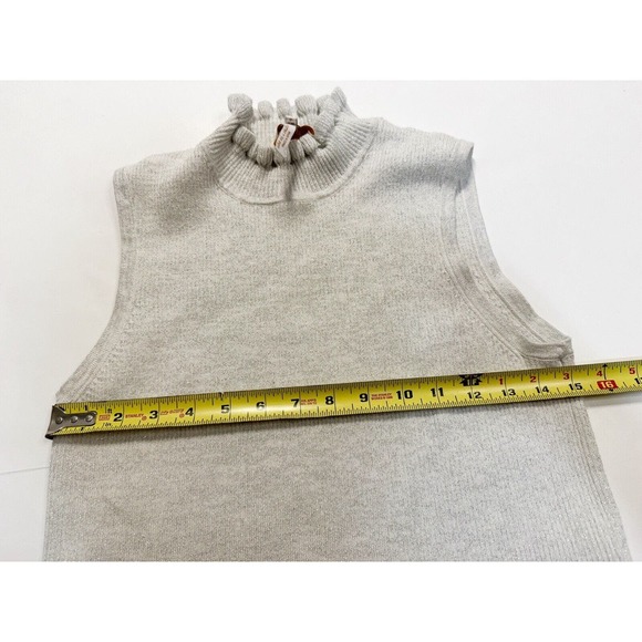 Laundry By Shelli Segal Knit Tunic Dress Silver Lurex Knit Small - Picture 7 of 9